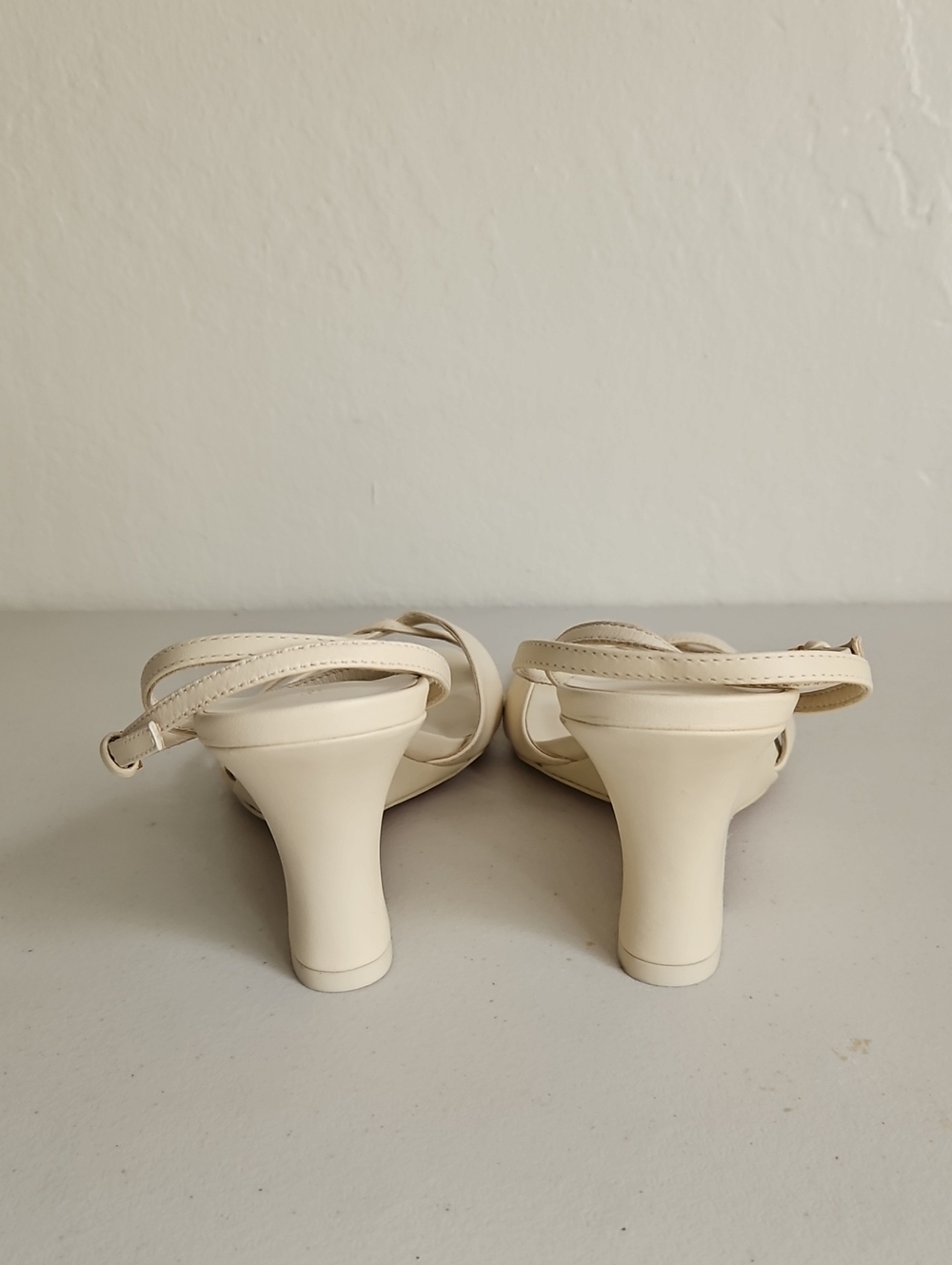 Reformation  Margot Leather Wedge Sandals - New - Picture 4 of 7